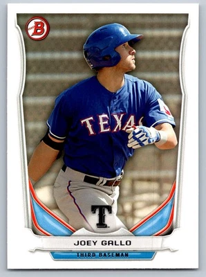 2014 Bowman Draft TP-80 Joey Gallo RC Rookie Prospects Texas Rangers Card - Image 1 of 2