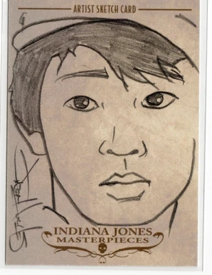 Indiana Jones Heritage Topps 2008 Sketch Card 1/1 Artist Jason Hughes - Image 1 of 4