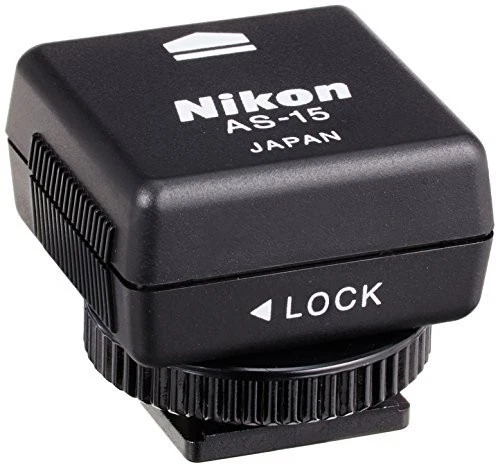 Nikon As-15 Sync Terminal Adapter Hot Shoe to PC As15