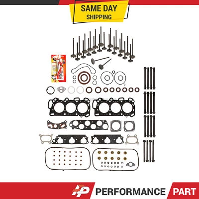 Juego completo de juntas válvulas de escape de admisión aptas para 06-07 Honda Accord V6 3,0 L SOHC J30A5 Foto 1 de 4