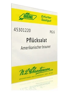 PFLÜCKSALAT AMERIKANISCHER BRAUNER / 30g  Großpackung 45301220 - Bild 1 von 1
