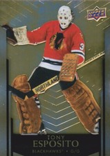 2023 UD TIM HORTONS LEGENDS...TONY ESPOSITO...CARD # 14...BLACKHAWKS