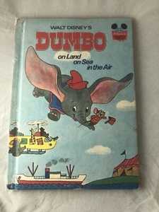 Disney’s Dumbo On Land On Sea In The Air - Wonderful World of Reading 1972 - Picture 1 of 6