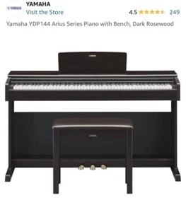 Yamaha YDP 144 Arius Series Piano With bench - Picture 1 of 3