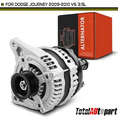 Nuevo alternador para Dodge Journey 2009-2010 3,5 L 150A 12 voltios CW polea de 6 ranuras Foto 1 de 4
