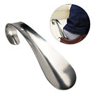 1Pc Stainless Steel Shoe Horn With Curved Hook Design Long Handle Shoehorn