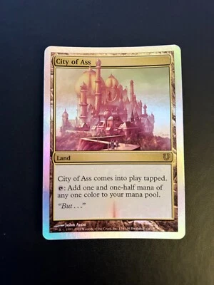 FOIL City of Ass | MtG Magic Unhinged | English - Image 1 of 2