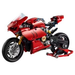 Moto Ducati Panigale V4 R in mattoncini - 646 pezzi, moto da collezione TECHNIC - Imagen 1 de 3