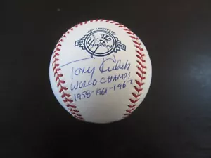 Tony Kubek Autograph Signed Yankees 100 Anny Baseball Ball JSA (B25) WS Champs - Picture 1 of 2