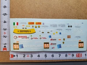 DECALS 1/43 FERRARI 458 ITALIA GTE AM #55 "AF CORSE" LE MANS 2013 - DCC14333 - Picture 1 of 2