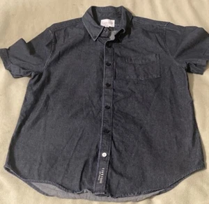 Five Four LA Men's Denim Button Down Short Sleeve Small - Picture 1 of 5