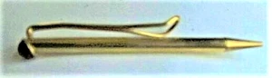 UNUSUAL VINTAGE 1950'S JEWELED MECHANICAL PENCIL TIE CLIP - RHODE ISLAND - Picture 1 of 5