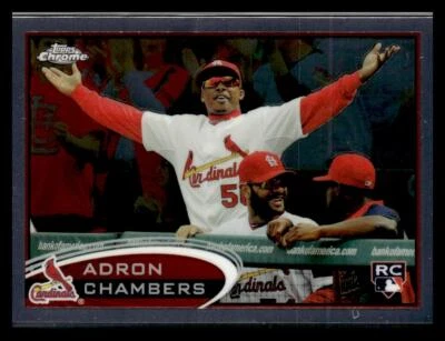 2012 Topps Chrome #153 Adron Chambers St. Louis Cardinals Rookie - Image 1 of 2