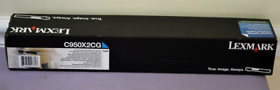 Lexmark C950X2CG Cyan Extra High Yield Printer Toner Cartridge for Lex C950--New - Image 1 of 4