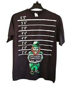 Boston Police Dept Blarney O’Toole Leprechaun Arrest Tee St Patrick Irish Large - Picture 1 of 6
