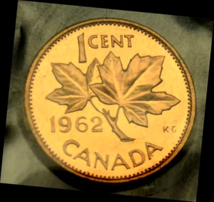 1962 proof like coin that will grade MS coin in mint cellophane - Imagen 1 de 2