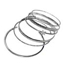 6 PCS Adjustable Star Bangle Set Chic Bracelets Fashion Wirst Jewelry for Party