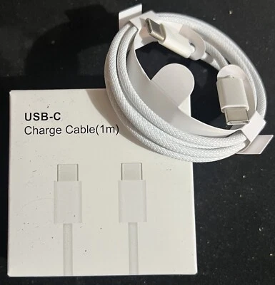 Original USB-C Fast Charger For iPhone 15 14 13 12 11 Pro Max XS XR Type C Cable - Image 1 of 4