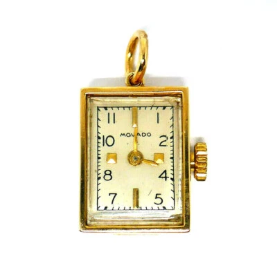 Reloj Colgante Movado Vintage Oro Amarillo 10k Foto 1 de 4