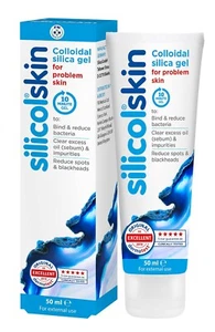 SILICOLSKIN 50 ml Colloidal silica gel for problem skin REDUCES SPOTS BLACKHEADS - Picture 1 of 1