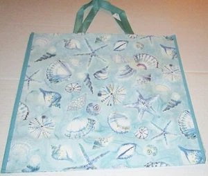 Coastal Tote Bag  SEASHELLS 19" x 18" x 7" - Picture 1 of 1