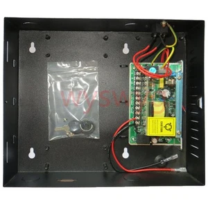 AC 100V-240V to DC12V 5A Power Supply + Metal Case + Door Control Function - Picture 1 of 3