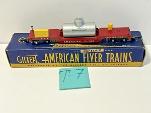 VINTAGE AMERICAN FLYER #648 S GAUGE TRACK CLEANING CAR WITH BOX - Picture 1 of 11