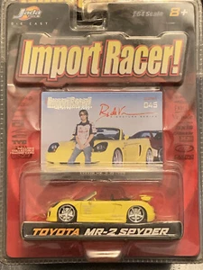 JADA TOYS DIE CAST IMPORT RACER IMPORT TUNERS 1:64 TOYOTA MR2 SYDER - Picture 1 of 1