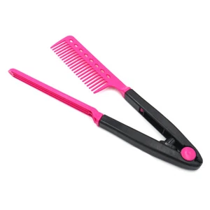 Hair Straightener Comb Styling Comb With A Firm Grip Flat Iron Comb Hair - Picture 1 of 9