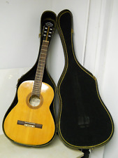 Vtg AlHambra Classical Spanish Acoustic 6 String Guitar 18 Frets Korea w/ Case for sale