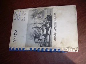 CAT OMSTEEL MODEL 1004 MOTOR GRADER OPERATION INSTALLATION MANUAL - Picture 1 of 1