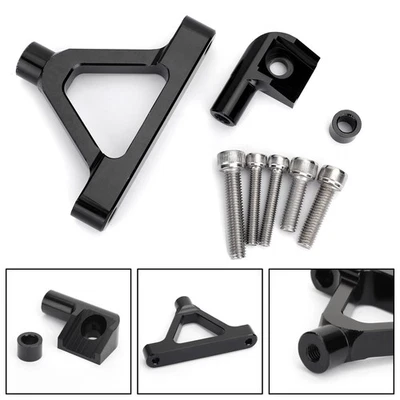 Steering Damper with bracket Suport For Kawasaki ZX6R 2007-2008 Black — 第 1/4 张图片