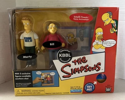 Figuras de Bill y Marty de Los Simpson KBBL WORLD OF SPRINGFIELD 2002 sin abrir 199183 Foto 1 de 4