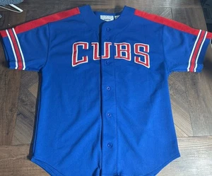Vintage Mens MEDIUM Starter x MLB Chicago Cubs SAMMY SOSA #21 Baseball Jersey - Picture 1 of 7
