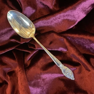 ENCHANTING ORCHID by Westmoreland Sterling Oval Soup Spoon(s) 7 1/4”—MidCentury! - Image 1 of 4