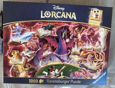 Ravensburger 1000 PC puzzle Disney Lorcana Ruby Glimmers of Realm: Ready to ship - Image 1 of 2
