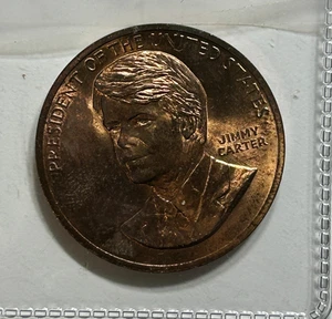 3 x Token/Commemorative Lot Jimmy Carter (Toned) plus Cape Hatteras Outer Banks - Picture 1 of 6