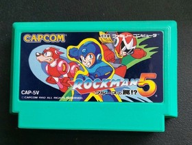 Rockman 5 Famicom Japanese Import FC NES Mega Man V Japan Capcom CANADIAN Seller