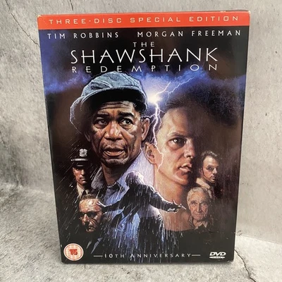 THE SHAWSHANK REDEMPTION 3 DISC SPECIAL EDITION DVD SET Morgan Freeman - Image 1 of 4