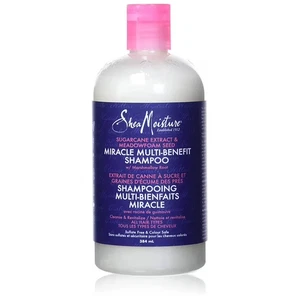 SheaMoisture Miracle Multi-Benefit Shampoo 13 Oz Sugarcane Extract + Meadowfoam - Picture 1 of 2
