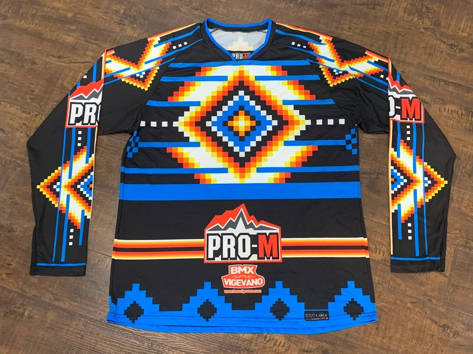 BMX Vigevano Jersey Shirt Pro-M Size Adult Large Made Italy - Image 1 of 4