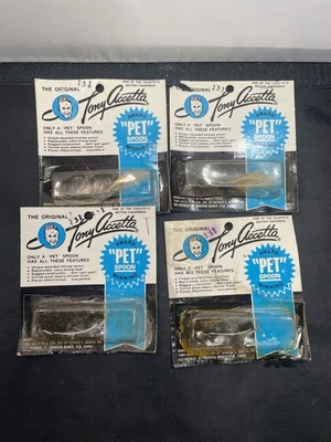 Lote de 4 cucharas vintage Tony Accetta #13 para mascotas Foto 1 de 4