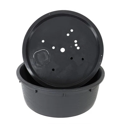 Großes Springbrunnenbecken Set 150L Becken mit GFK Deckel 90cm Quellstein DIY 3 - Bild 1 von 4