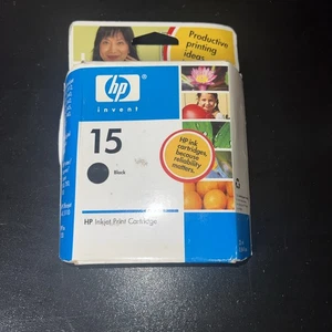 Cartuccia inchiostro nero nuova originale OEM HP 15 EXP ottobre 2007 - originale SIGILLATA - Foto 1 di 2