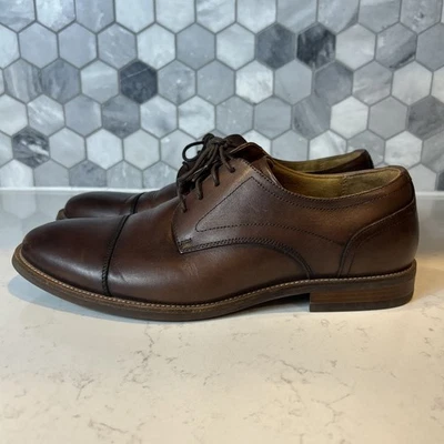 Florsheim Cap Toe Oxford Leather Dress Shoes Men's Size 8 Brown - Image 1 of 4