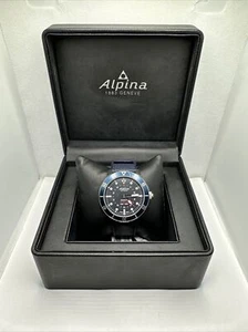 Alpina Seastrong Horological AL-282LNN4V6 Herren Blau Gummi Analog Smartwatch YAY3 - Bild 1 von 12