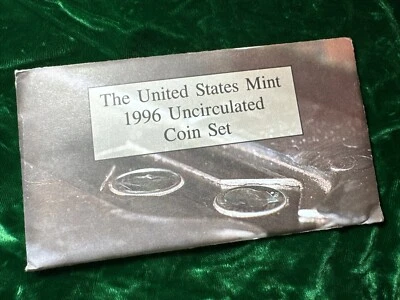 US 1996 Mint UNC Coin Set Including “D”  “P” “W” Mints Marks Set 12 coins total - Image 1 of 4