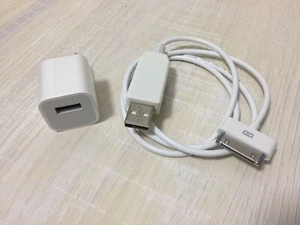5V 1A Power Adapater + DC 12V 30Pin-USB Charging Cable Cord For iPod 4 4th Photo - Picture 1 of 13