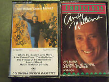 Andy Williams - Greatest Hits Vol 2 & Christmas - Cassette - Play Tested