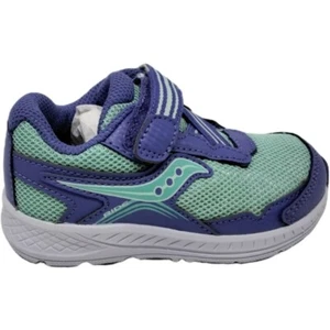 Saucony Ride 10 JR Little Girl Various Size Blue, Turquois Running Sneakers - Picture 1 of 3